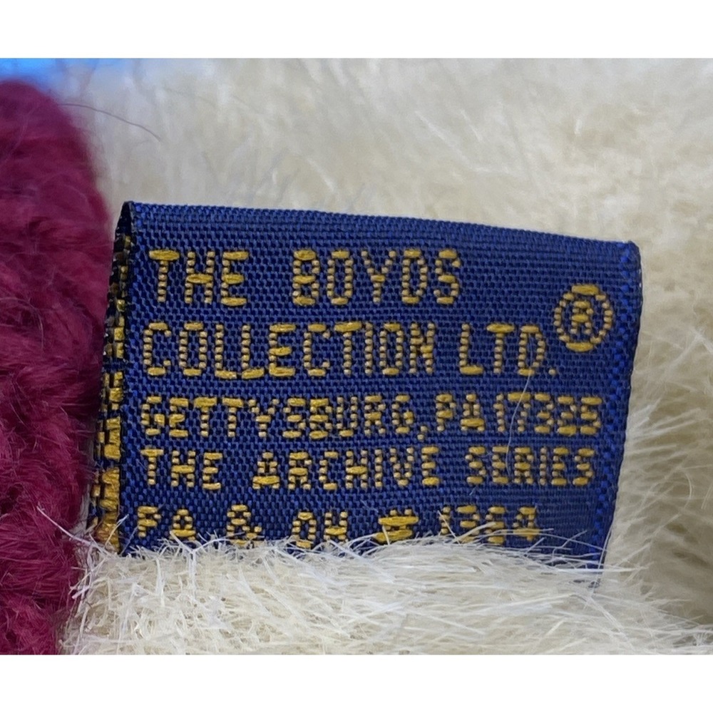 Boyd's Bears Collection Rupert Plush Jointed Teddy Bear with Sweater‎ Red - Picture 3 of 3